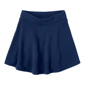 Girls Uniform Ponte Knit Skort - Tidal